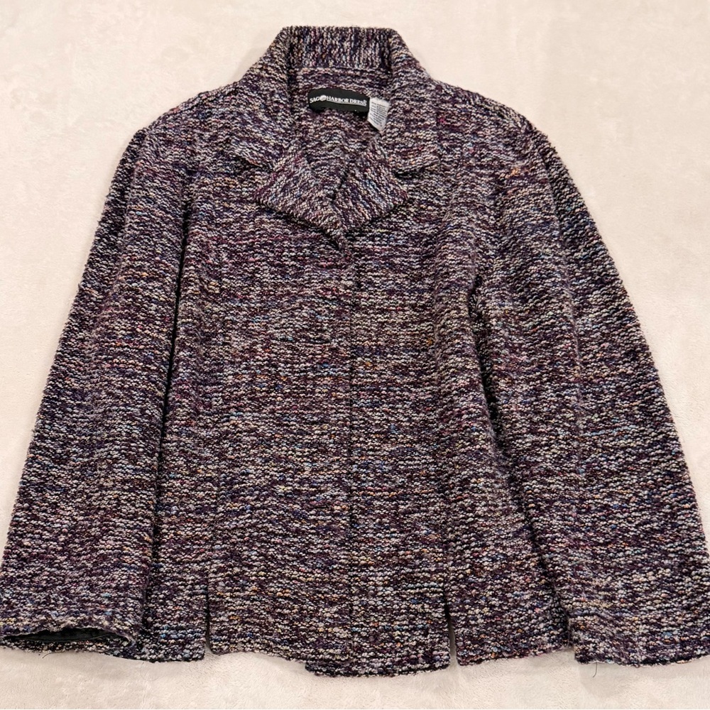 Sag Harbor Multicolor Tweed Blazer
